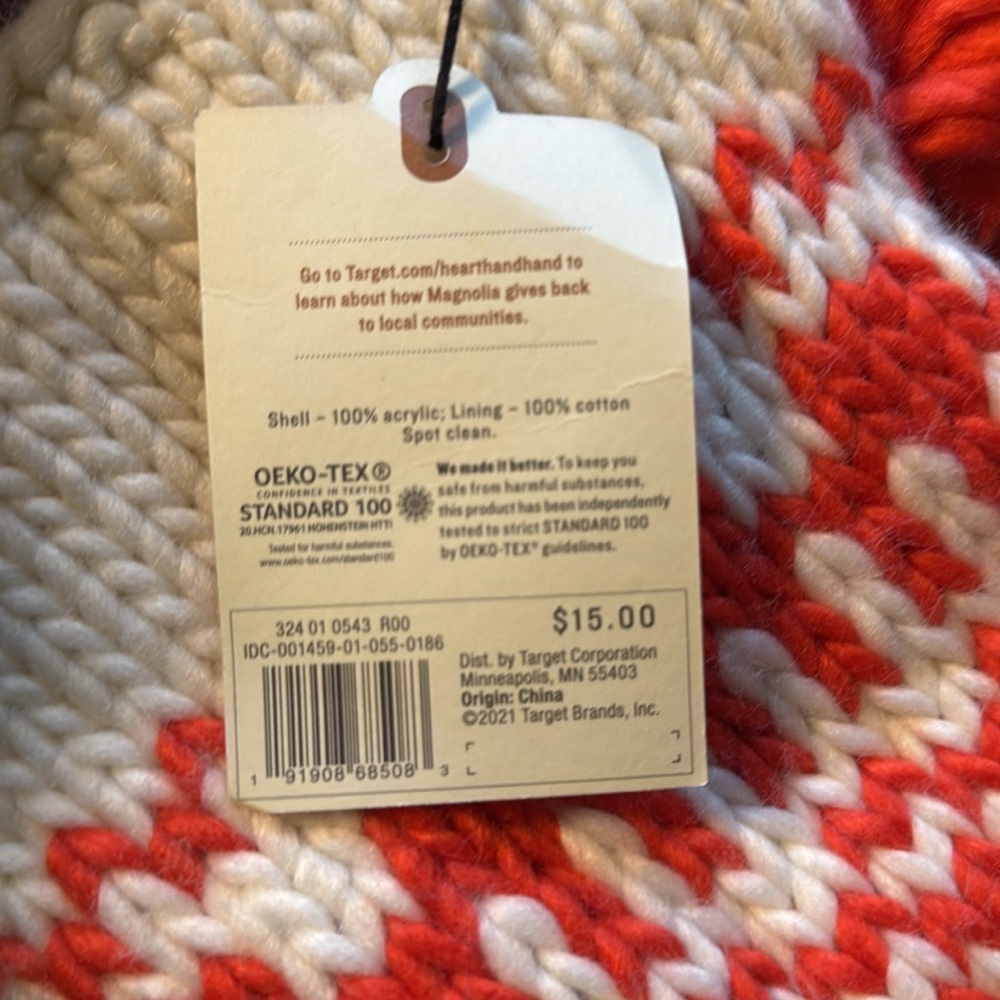 Hearth & Hand by Magnolia Jacquard‎ Knit Stockings NWT - Picture 4 of 6